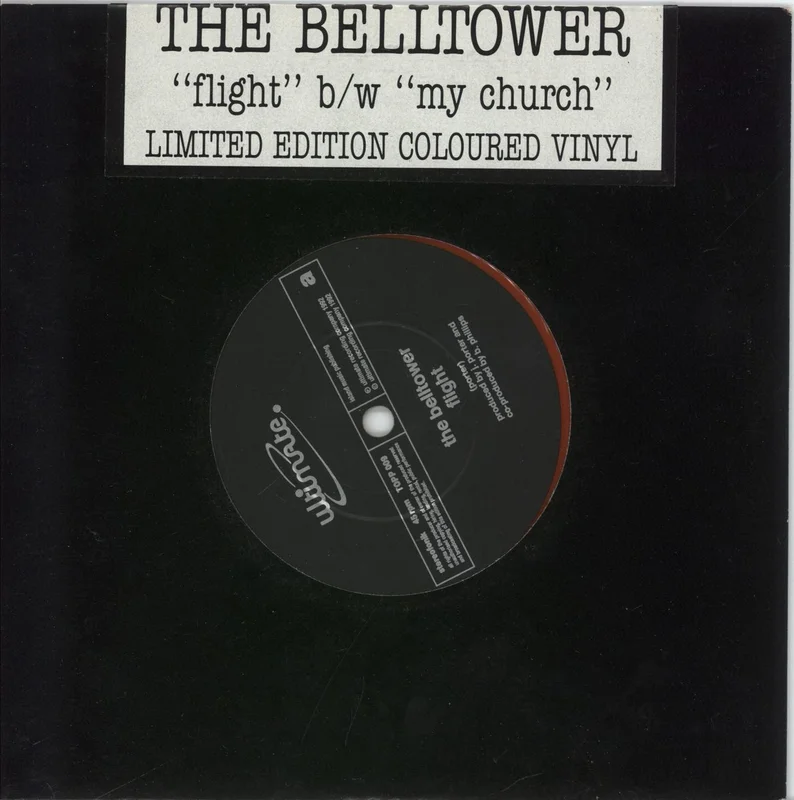 The Belltower Flight - Red Vinyl - Numbered - Sealed UK 7" vinyl