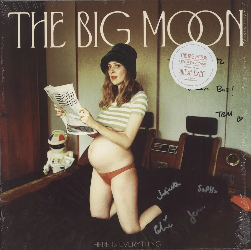 The Big Moon Here Is Everything - 180 Gram Clear Vinyl - Autographed UK Vinyl LP