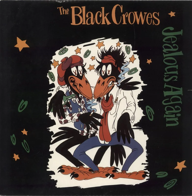 The Black Crowes Jealous Again - EX UK 12" vinyl