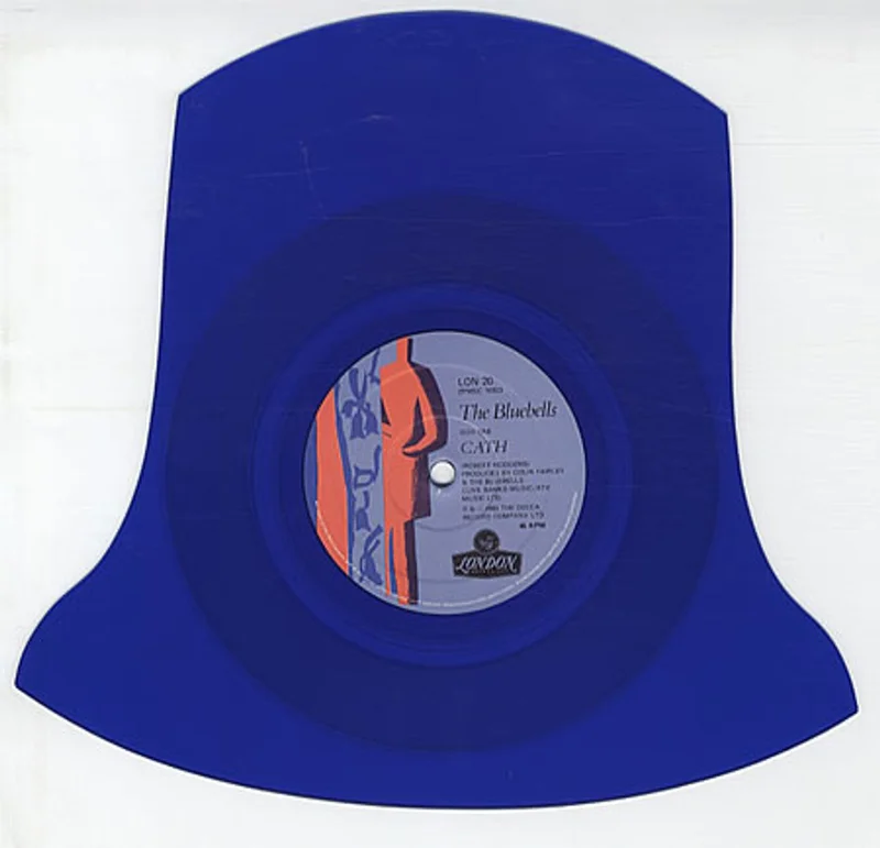 The Bluebells Cath - Blue UK Shaped picture disc