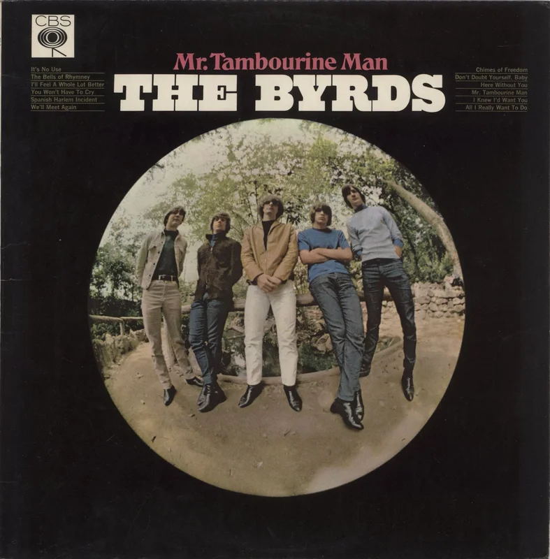 The Byrds Mr Tambourine Man - 1st - EX UK Vinyl LP