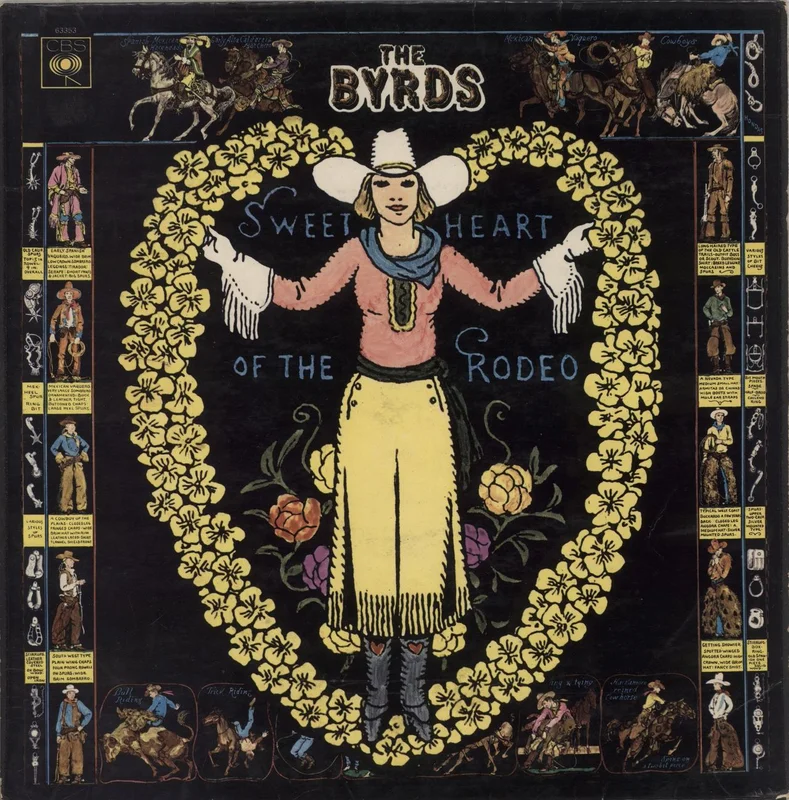 The Byrds Sweetheart Of The Rodeo - 1st St - VG UK Vinyl LP