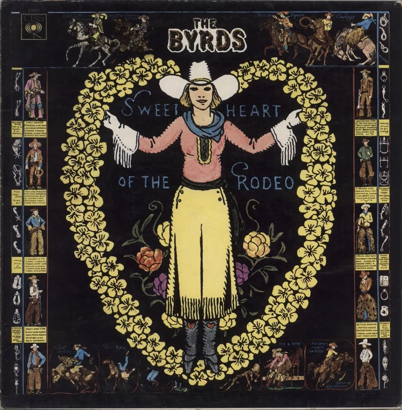 The Byrds Sweetheart Of The Rodeo - Mono Smooth - VG UK Vinyl LP