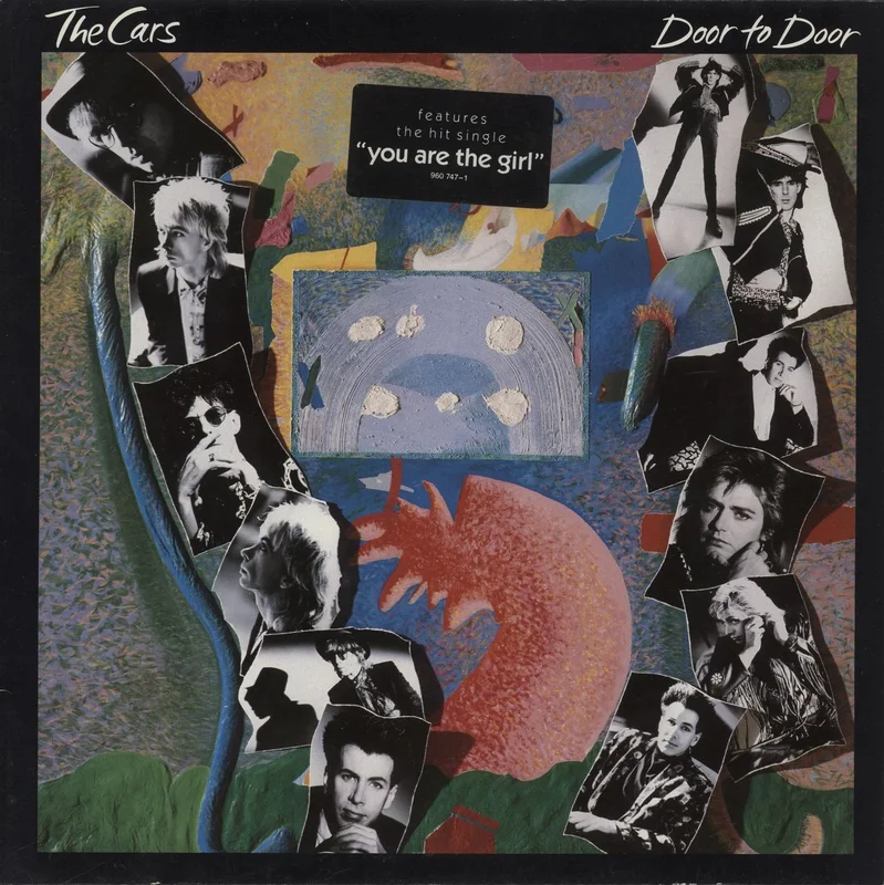The Cars Door To Door - Hype-Stickered Sleeve UK Vinyl LP