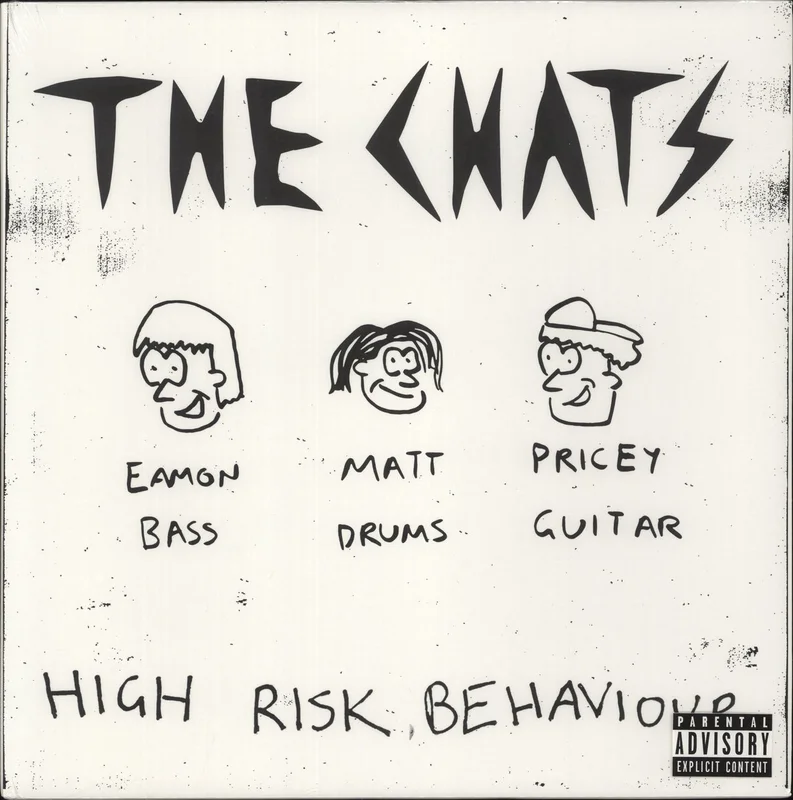 The Chats High Risk Behaviour - Black/White Pinwheel Vinyl - Sealed Australian Vinyl LP