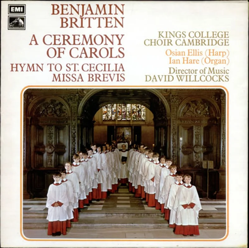 The Choir Of King's College, Cambridge Britten: A Ceremony of Carols / Missa Brevis / Hymn to St. Cecilia UK Vinyl LP