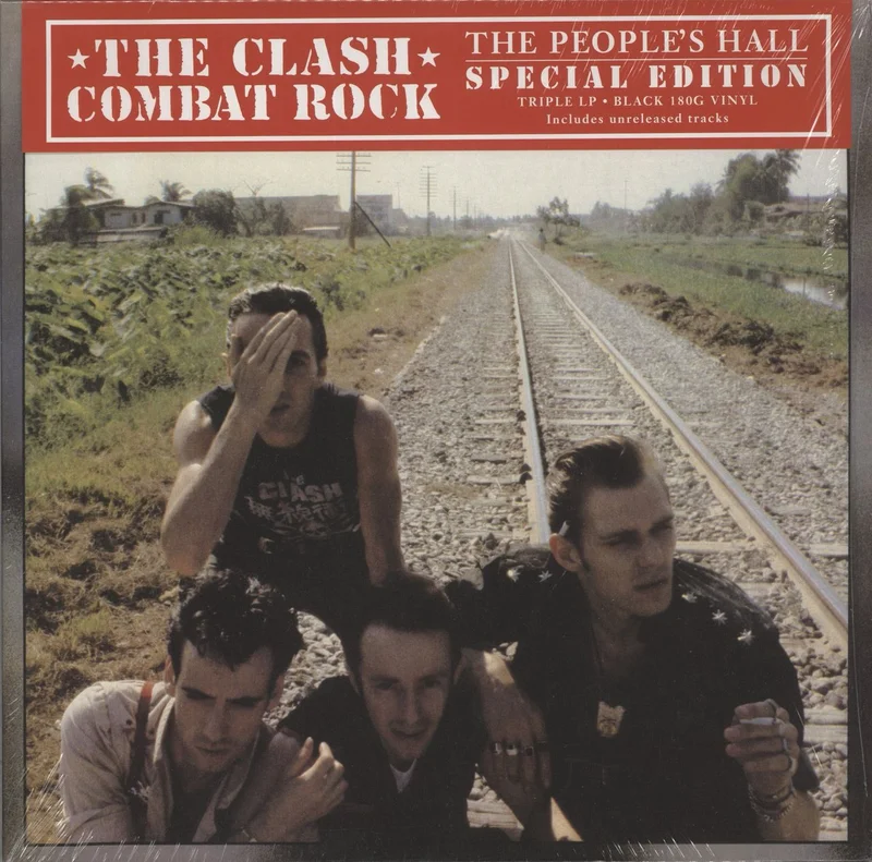 The Clash Combat Rock + The People's Hall - Special Edition - Shrink UK 3-LP vinyl set