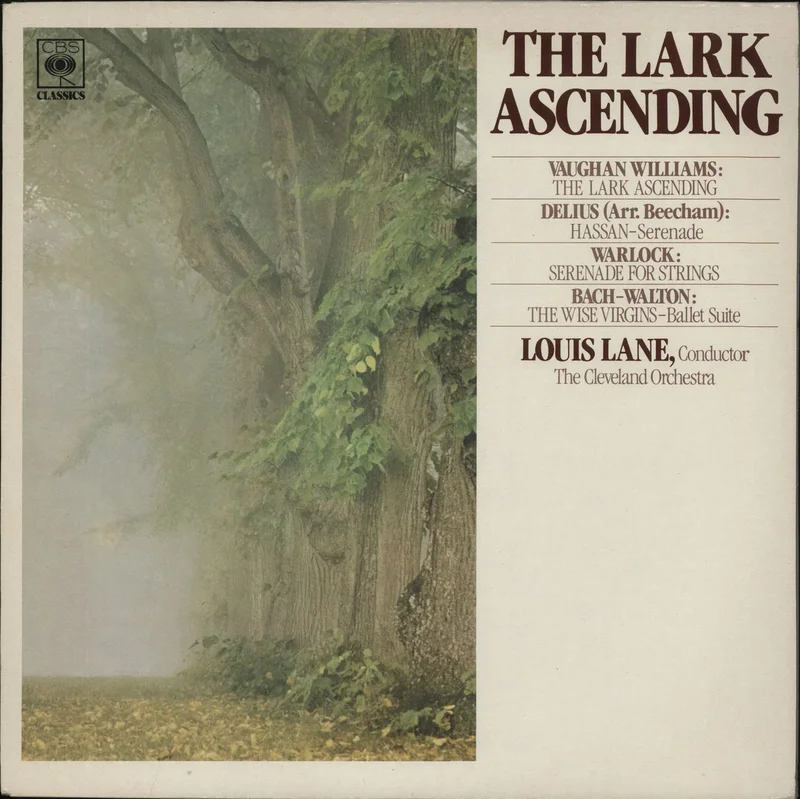 The Cleveland Orchestra The Lark Ascending UK Vinyl LP
