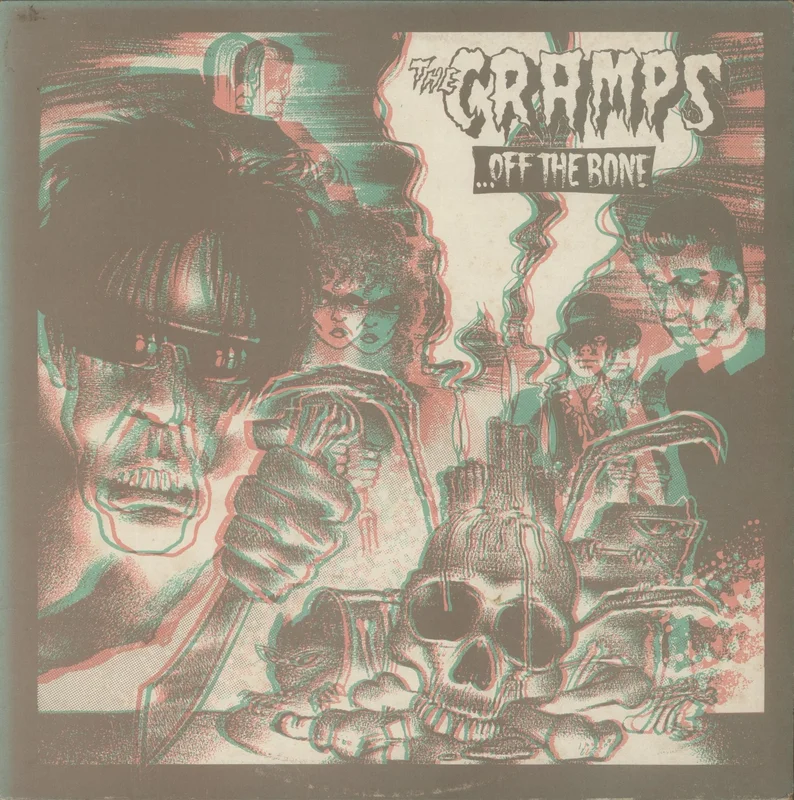 The Cramps Off The Bone + Glasses - VG UK Vinyl LP