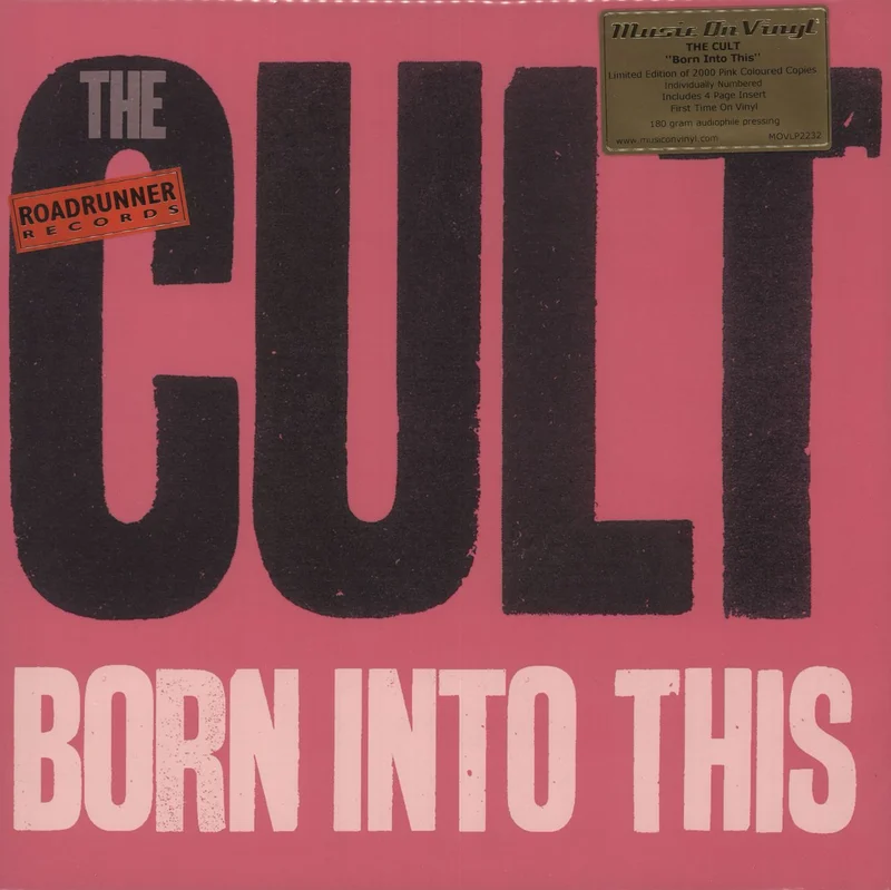 The Cult Born Into This - 180gm Pink Vinyl UK Vinyl LP