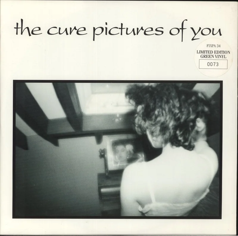 The Cure Pictures Of You - Green Vinyl + Three Sleeve Stickers UK 12" vinyl