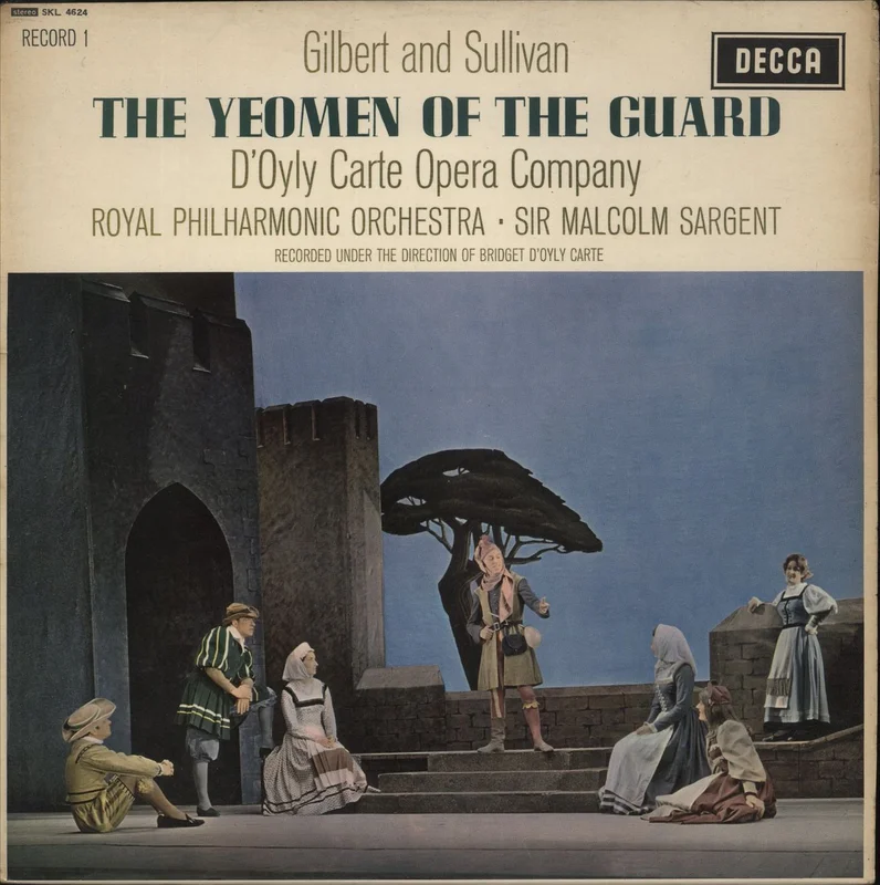 The D'Oyly Carte Opera Company The Yeomen of the Guard - 1st UK 2-LP vinyl set