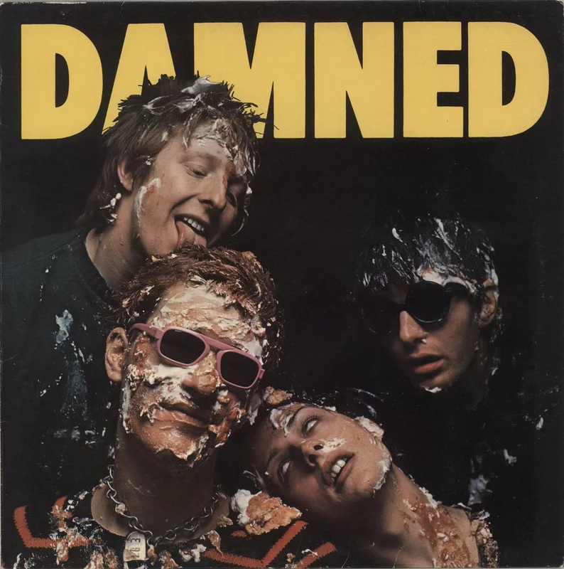 The Damned Damned Damned Damned - Hot Rods Sleeve - EX UK Vinyl LP