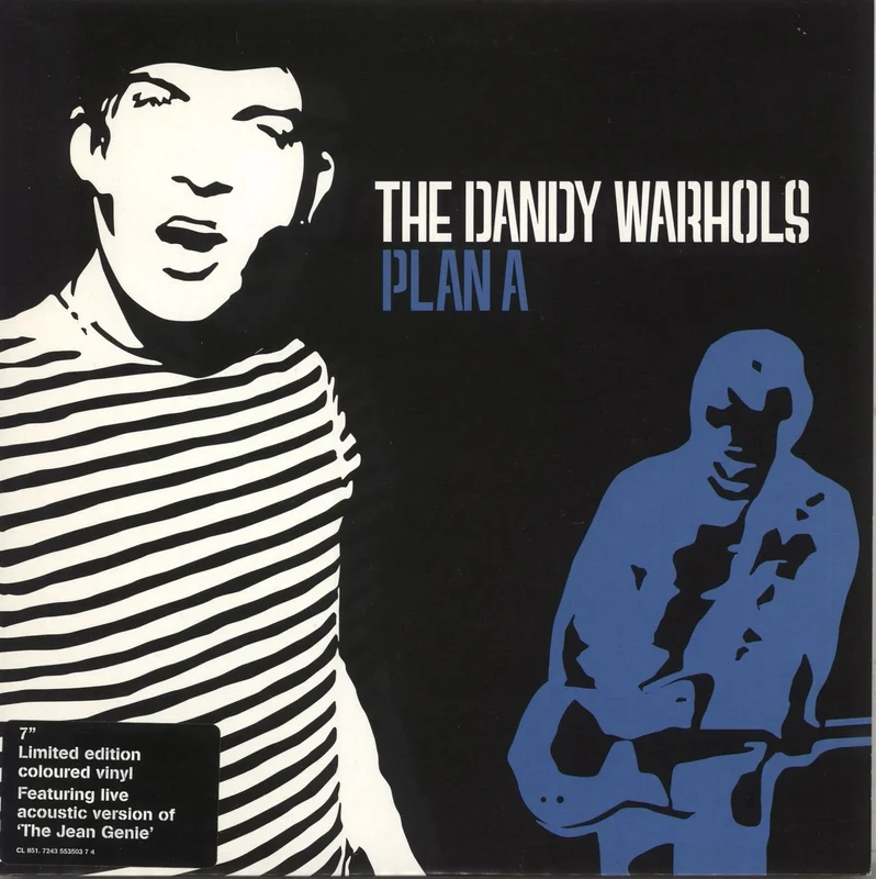 The Dandy Warhols Plan A - Blue Vinyl UK 7" vinyl