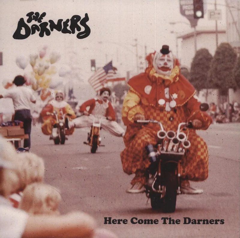 The Darners Here Come The Darners EP - Clown Blue Vinyl US 7" vinyl