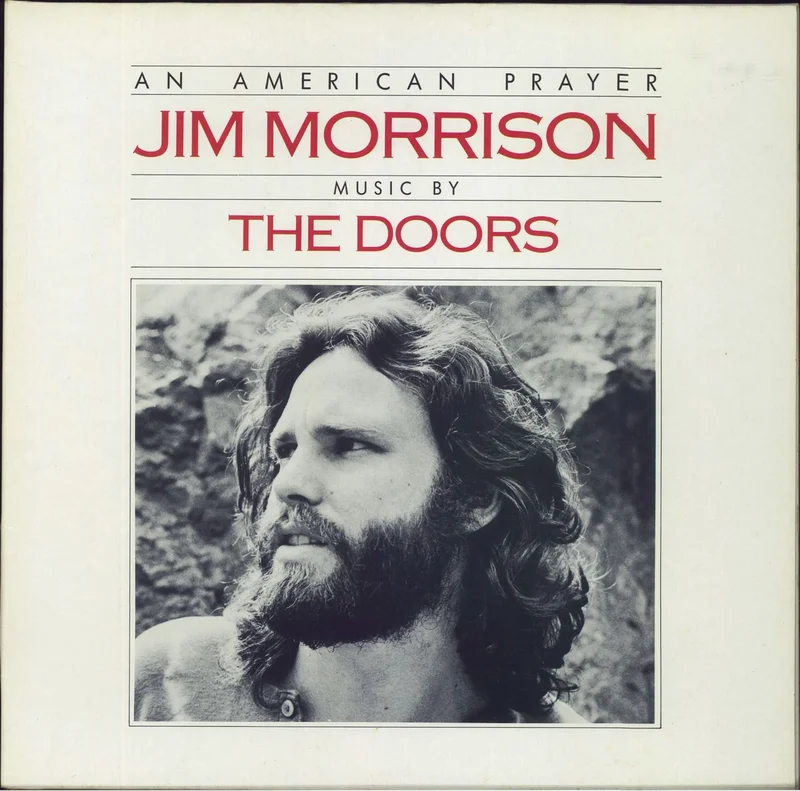 The Doors An American Prayer - White/Grey Label German Vinyl LP
