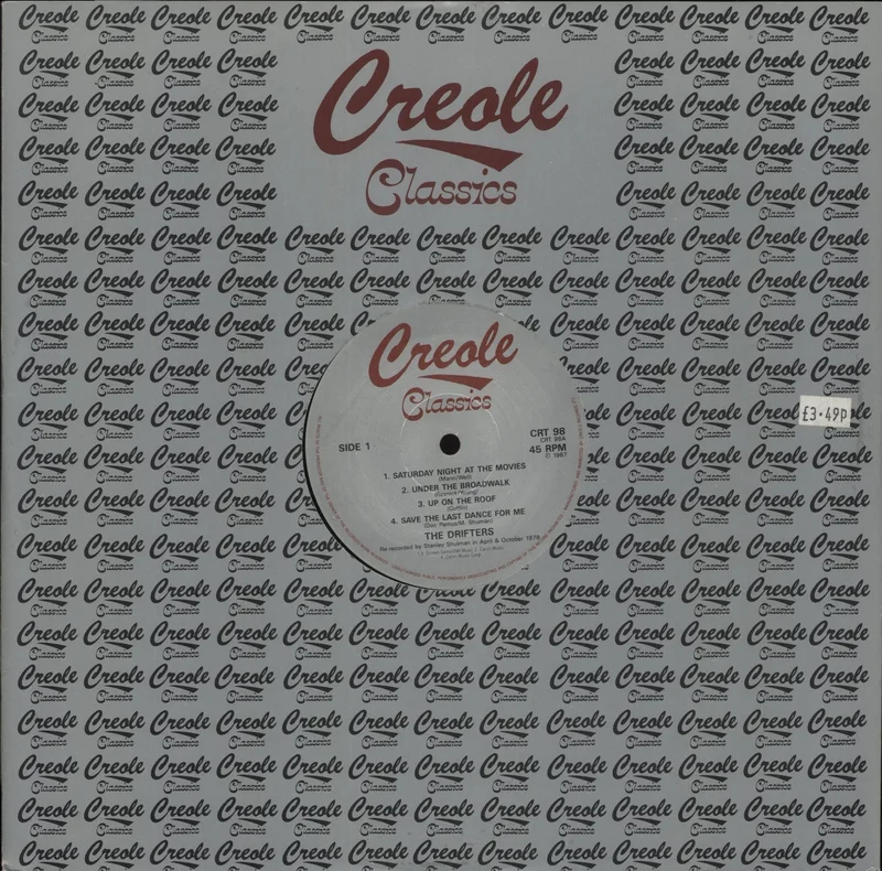 The Drifters Saturday Night At The Movies UK 12" vinyl