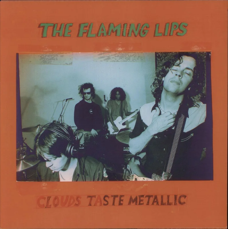 The Flaming Lips Clouds Taste Metallic - Green Vinyl US Vinyl LP