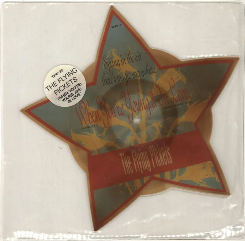 The Flying Pickets When You're Young & In Love UK Shaped picture disc