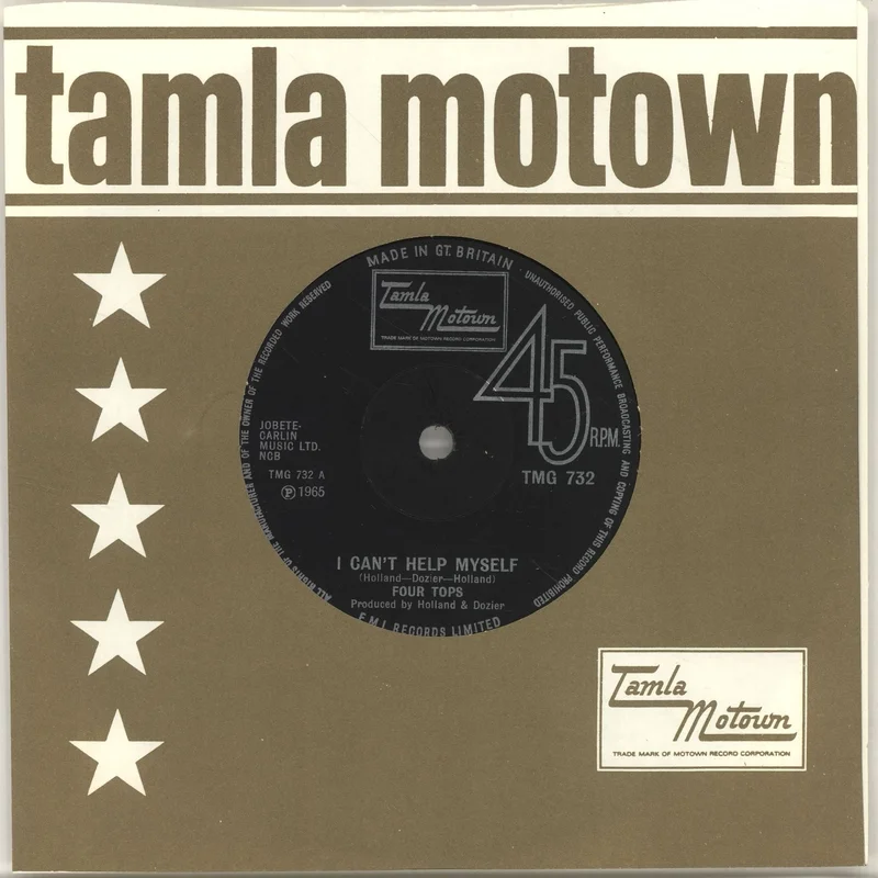 The Four Tops I Can't Help Myself UK 7" vinyl