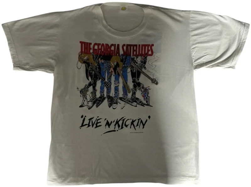 The Georgia Satellites Live 'N' Kickin' UK T-shirt