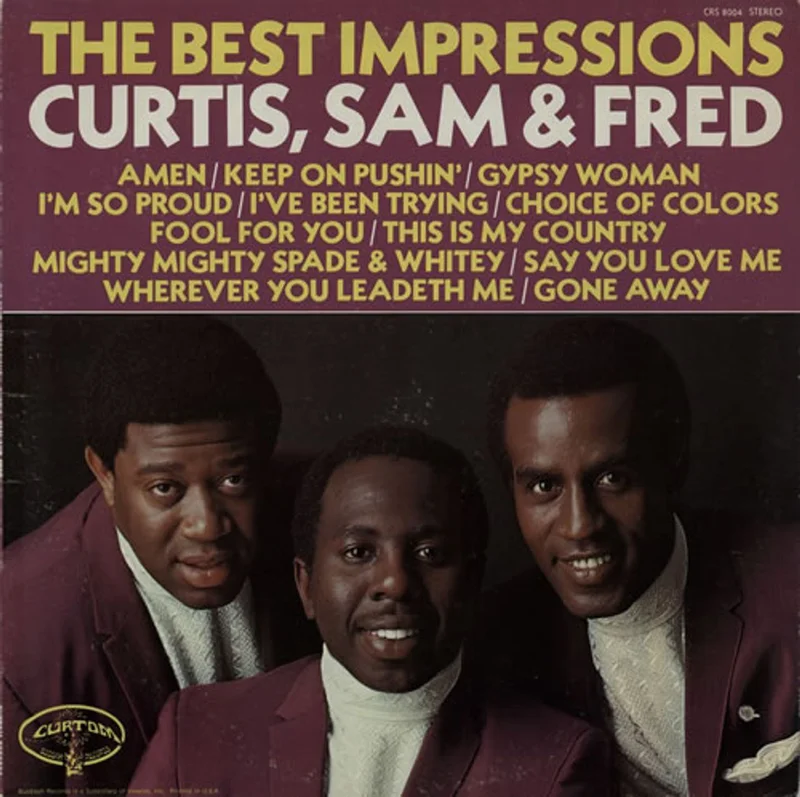 The Impressions The Best Impressions... Curtis, Sam & Fred US Vinyl LP