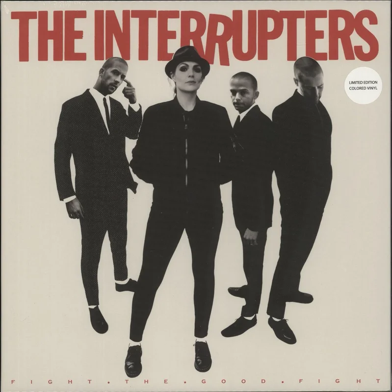 The Interrupters Fight The Good Fight Black - Black/Bone Split Vinyl - Sealed UK Vinyl LP
