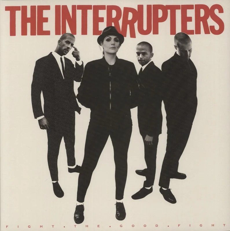 The Interrupters Fight The Good Fight Black - Black/Bone Split Vinyl UK Vinyl LP