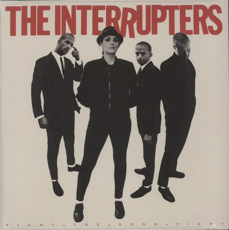 The Interrupters Fight The Good Fight - Pink & Bone Split Vinyl - Sealed UK Vinyl LP