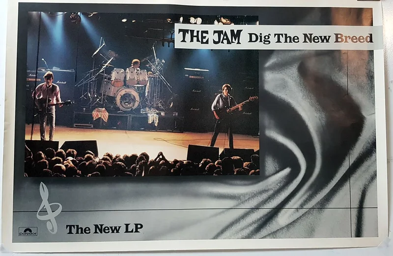 The Jam Dig The New Breed UK Promo Poster