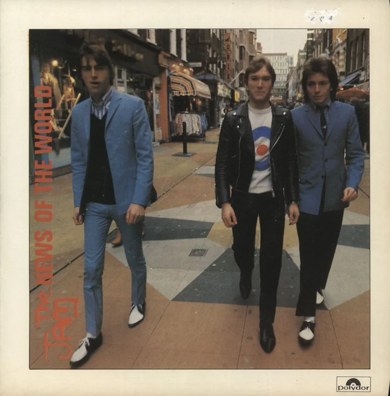 The Jam News Of The World + P/S - EX UK 7" vinyl