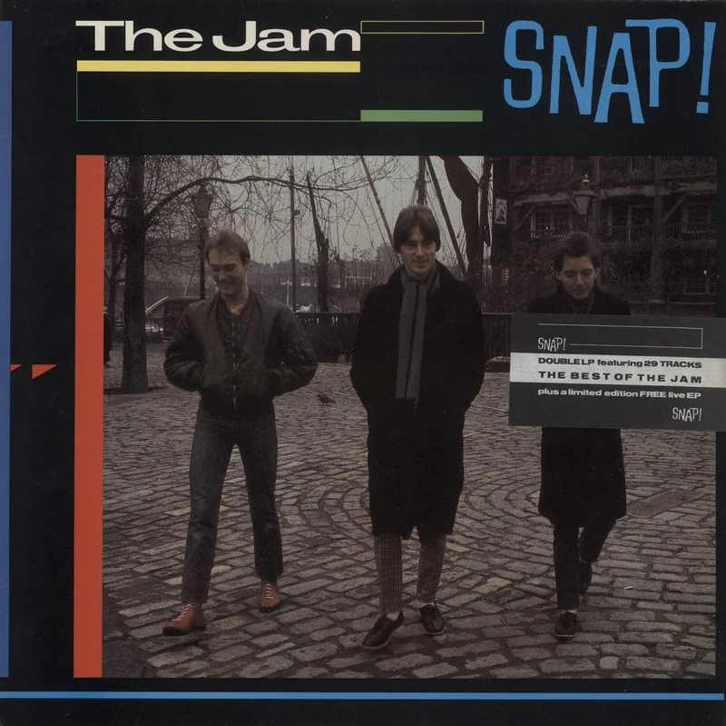The Jam Snap! + Live EP - Stickered - EX UK 2-LP vinyl set