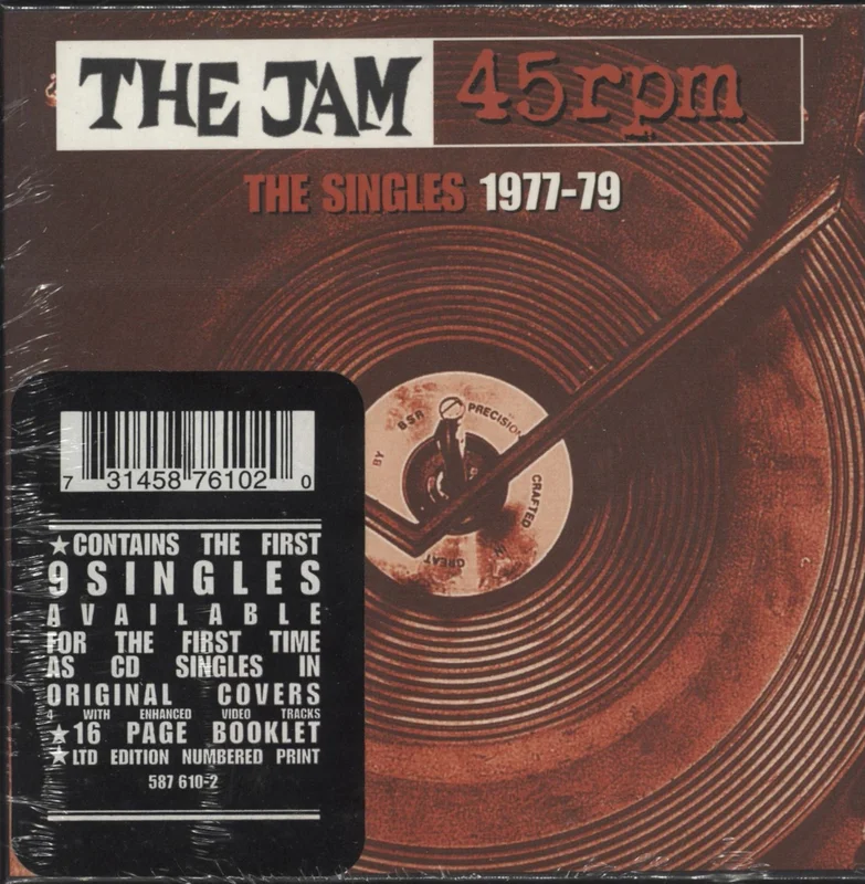The Jam The Singles 1977-79 - Sealed UK Cd single boxset