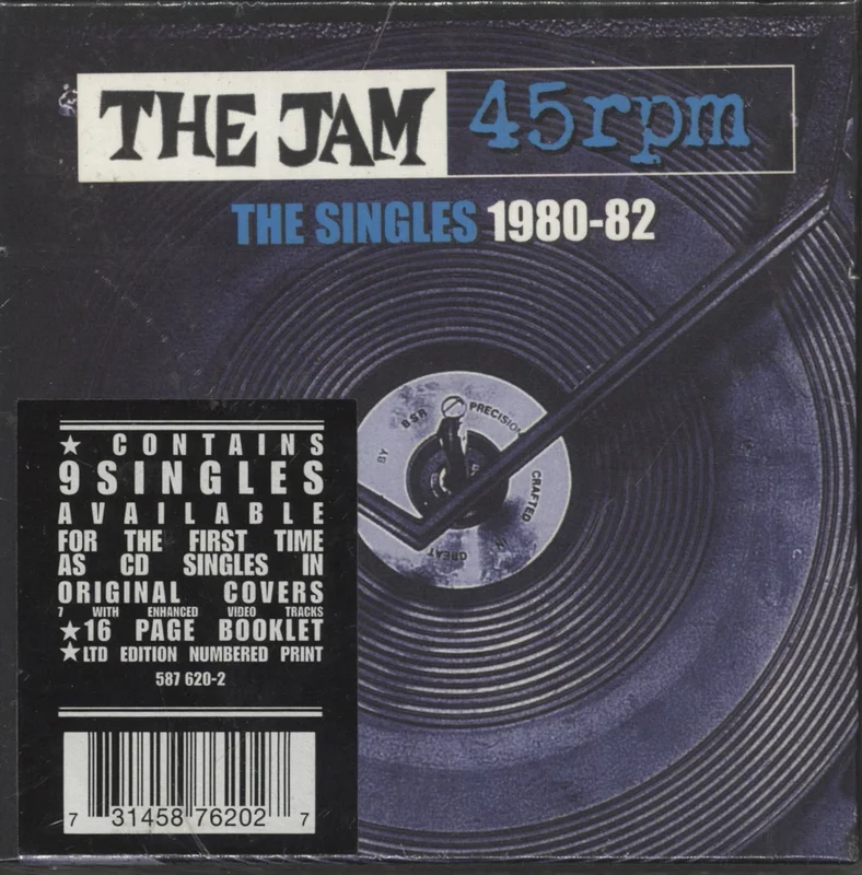 The Jam The Singles 1980-82 - Sealed UK Cd single boxset