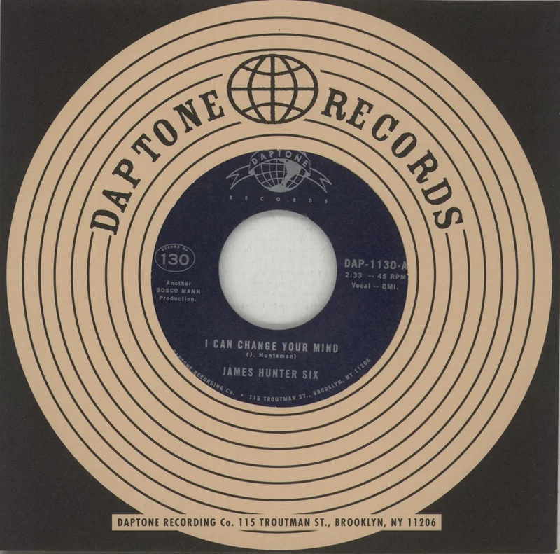 The James Hunter Six I Can Change Your Mind / Who's Fooling Who - Metallic Orange Vinyl US 7" vinyl
