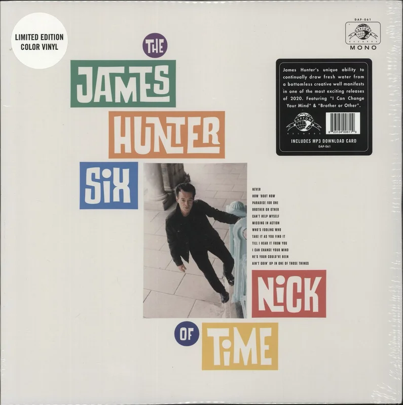 The James Hunter Six Nick Of Time - Orange Splatter Vinyl - Sealed US Vinyl LP