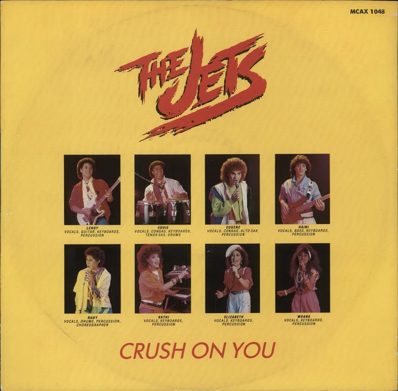 The Jets Crush On You UK 12" vinyl