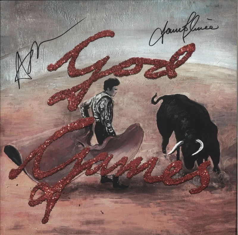 The Kills God Games - Coke Bottle Clear Vinyl - Autographed UK Vinyl LP