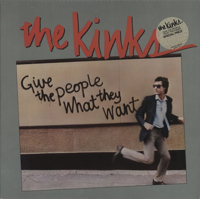 The Kinks Give The People What They Want - Stickered P/S UK Vinyl LP