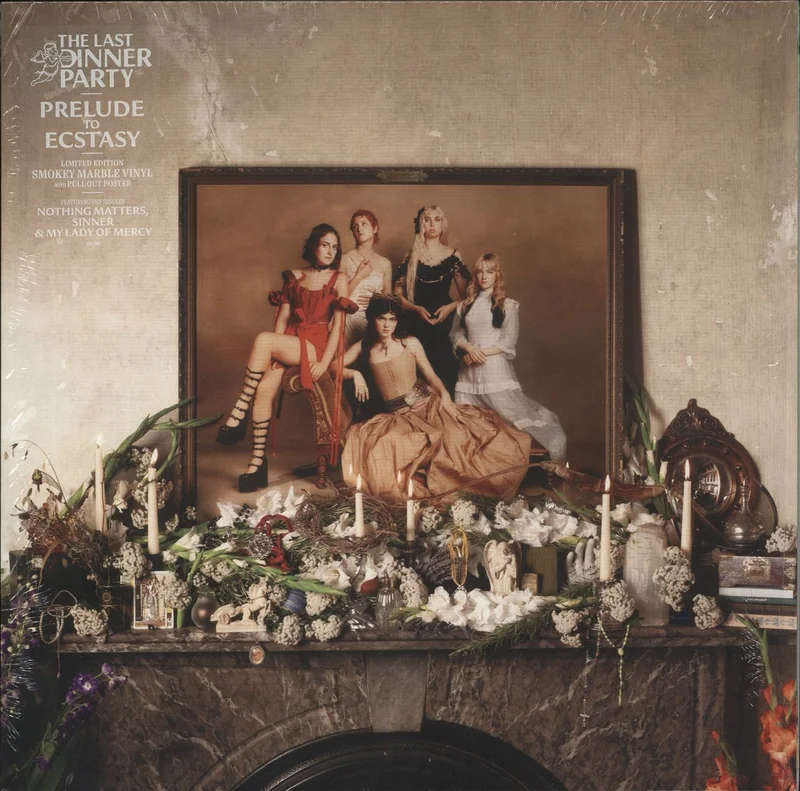The Last Dinner Party Prelude To Ecstasy - Smokey Marble Vinyl UK Vinyl LP