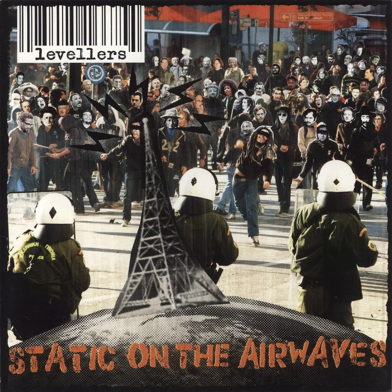 The Levellers Static On The Airwaves - Special Edition - Purple Vinyl UK Vinyl LP