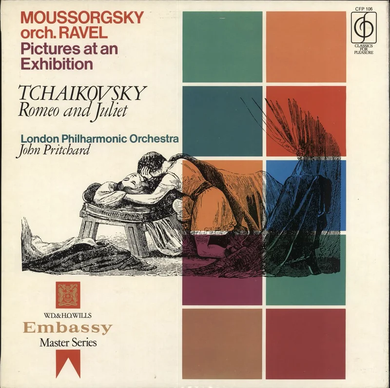 The London Philharmonic Orchestra Mussorgsky: Pictures At An Exhibition / Tchaikovsky: Romeo And Juliet UK Vinyl LP