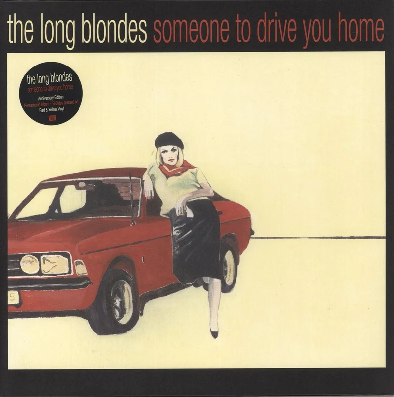 The Long Blondes Someone To Drive You Home - Red & Yellow Vinyl UK 2-LP vinyl set