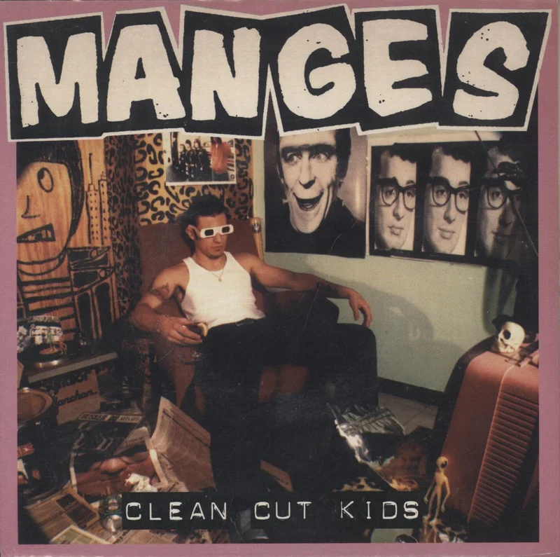 The Manges Clean Cut Kids - Pink Vinyl Italian 7" vinyl