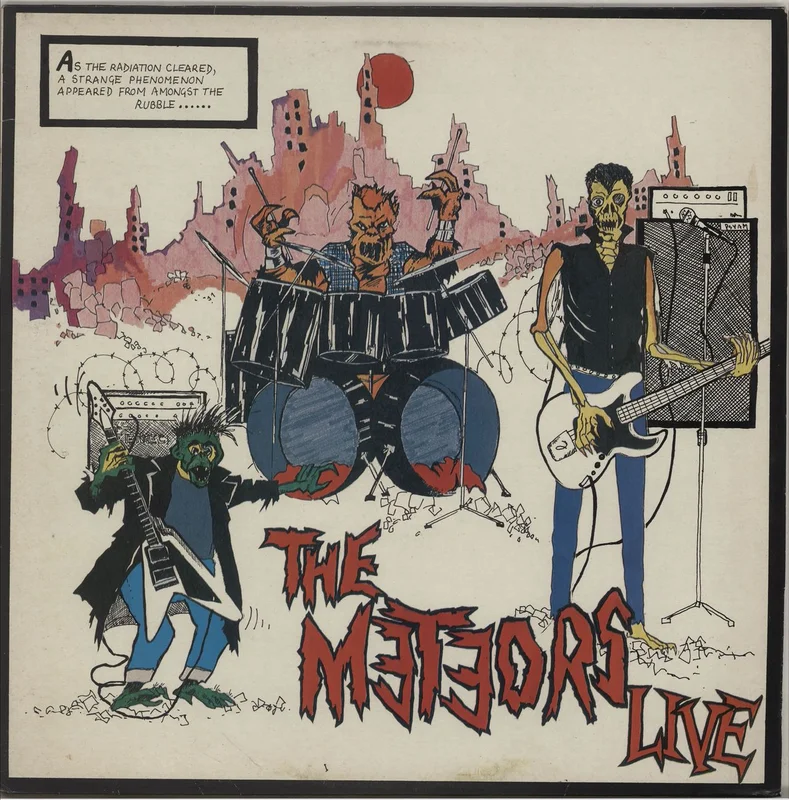 The Meteors (80s) Live UK Vinyl LP