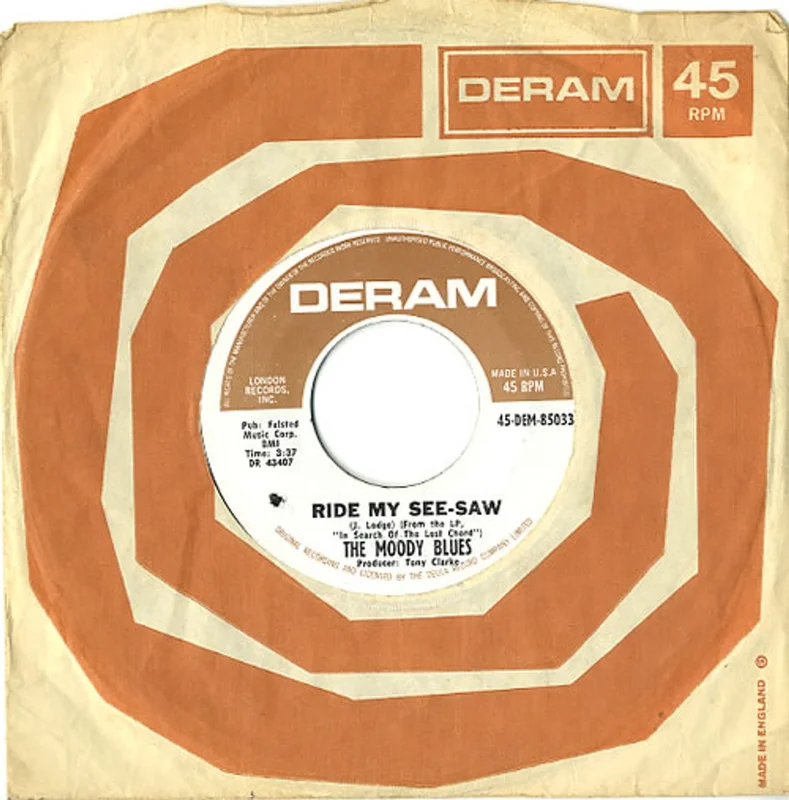 The Moody Blues Ride My See-Saw US 7" vinyl