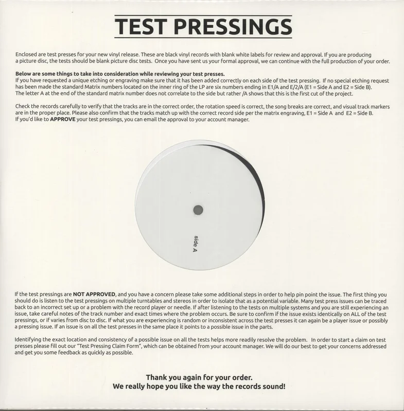 The Moody Blues To Our Childrens Childrens Children - Test Pressing UK Vinyl LP