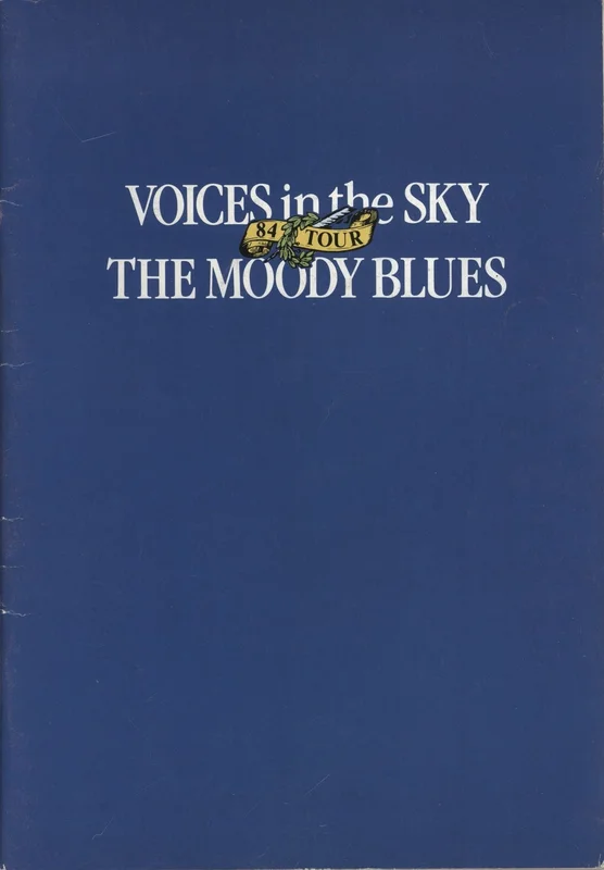 The Moody Blues Voices In The Sky '84 Tour + Ticket Stub UK Tour programme