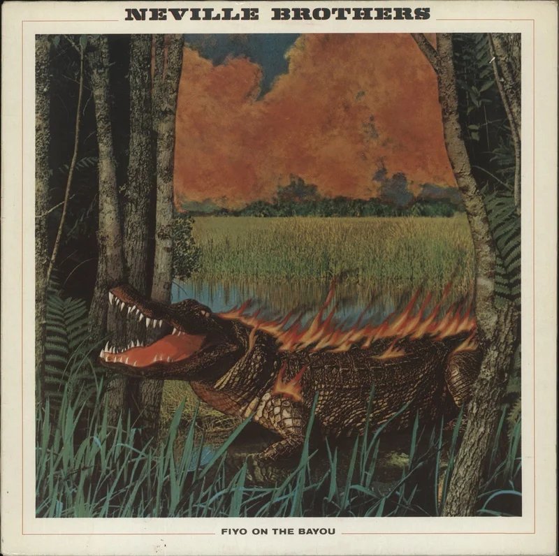 The Neville Brothers Fiyo On The Bayou German Vinyl LP