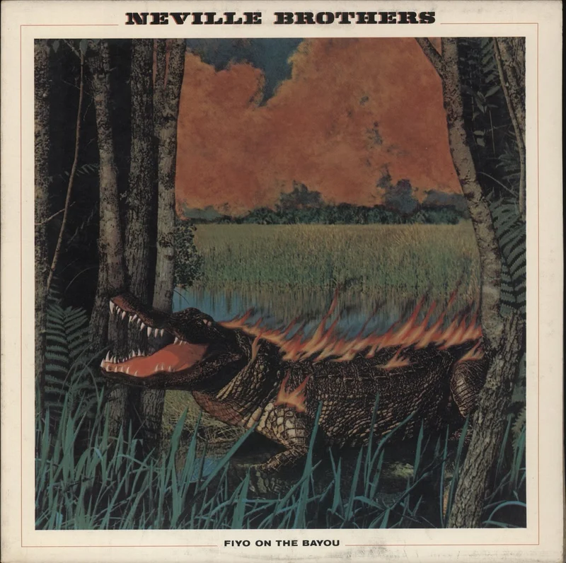 The Neville Brothers Fiyo On The Bayou US Vinyl LP